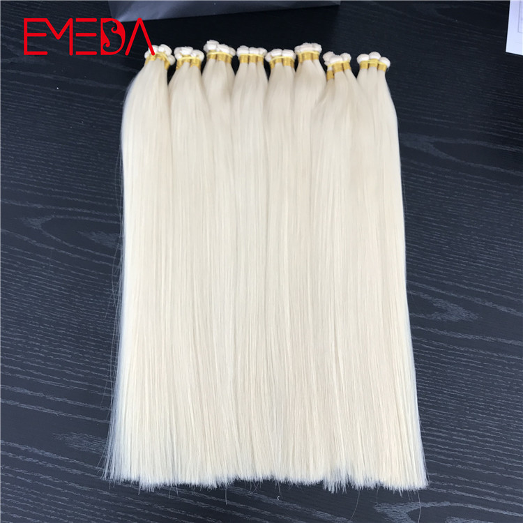 Virgin cuticle double drawn hand tied hair best hair extensions suppliers YJ286